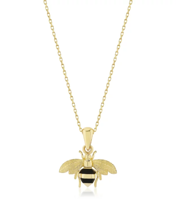 Bee Mine Altın Arı Zincirli Kolye